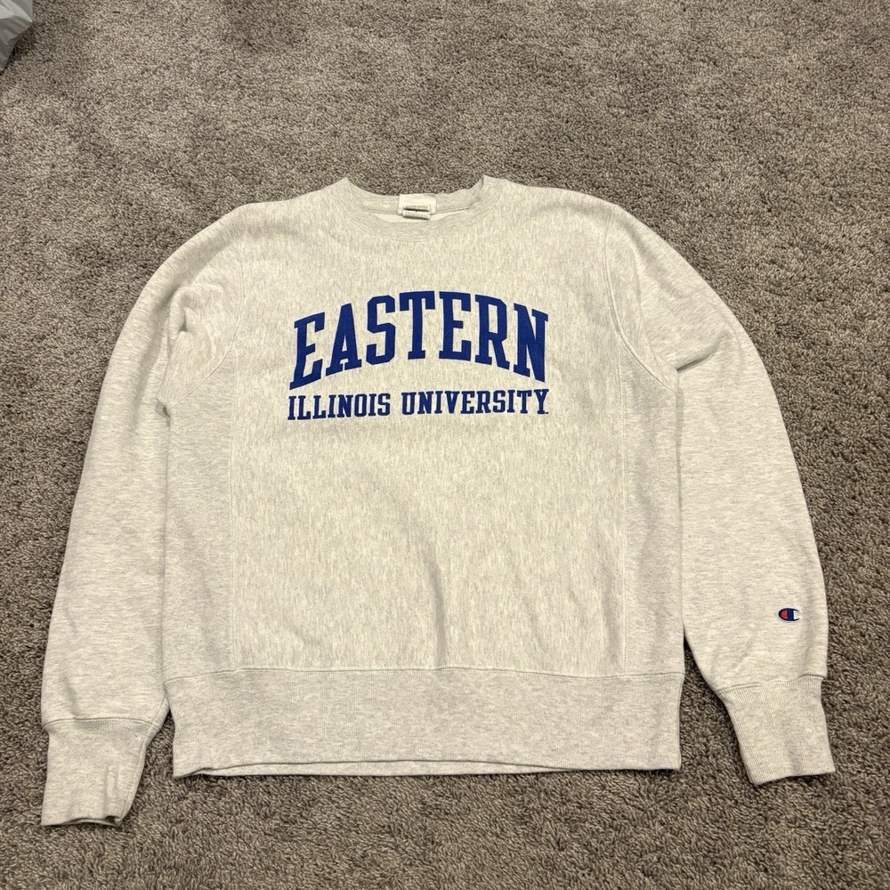 Vintage Y2K Eastern Illinois University Champion Reverse Weave Sweatshirt Small